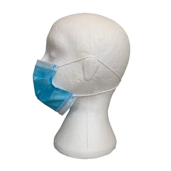 Side view of a protective facemask available to buy from Soltec Ireland